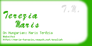 terezia maris business card