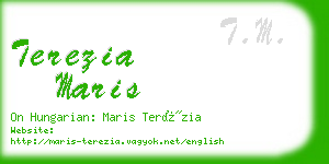 terezia maris business card